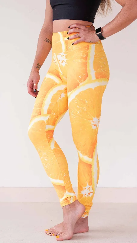 Dynamic Fashion Citrus - Athleisure Leggings