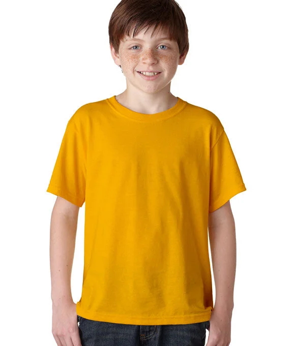 Retro Skirt Design 29B - Jerzees Youth 5.6 oz. DRI-POWER® ACTIVE T-Shirt | Gold