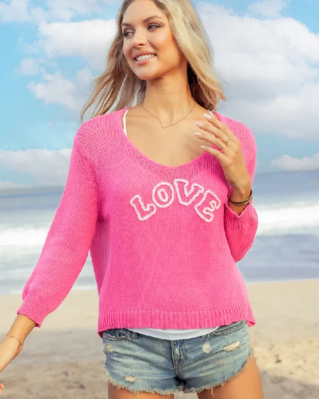 Fashion Must-have Love Sleeve V Cotton