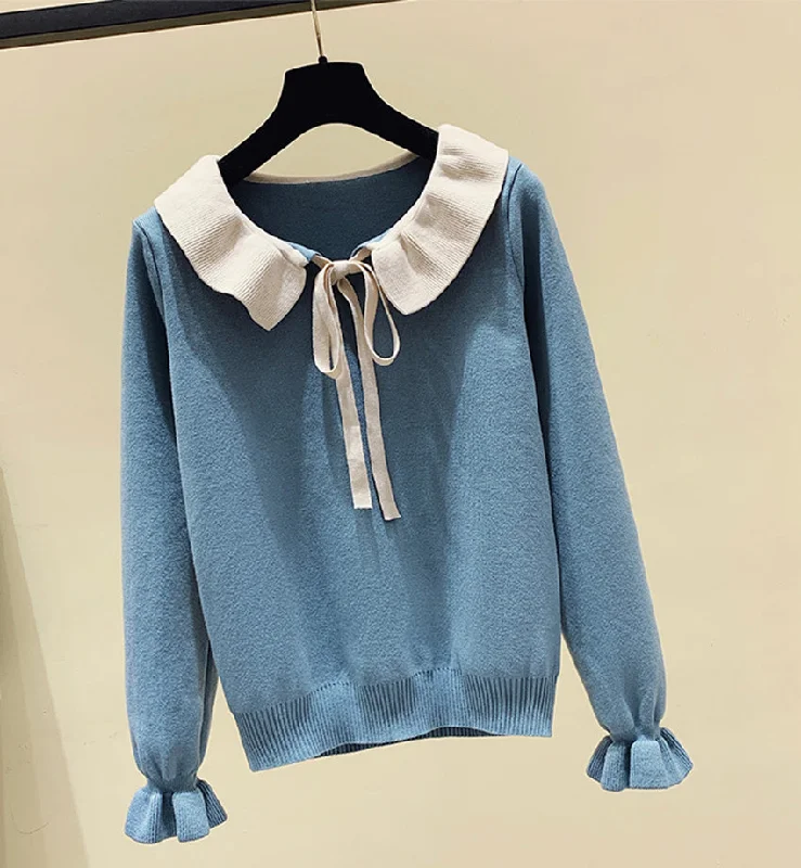 Casual Street Sweet long-sleeved knitted sweater  102