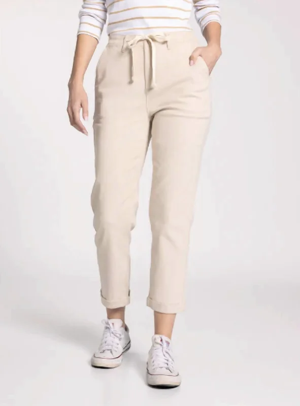 Cool Breeze At Night Kinsley Pants In Oyster Grey