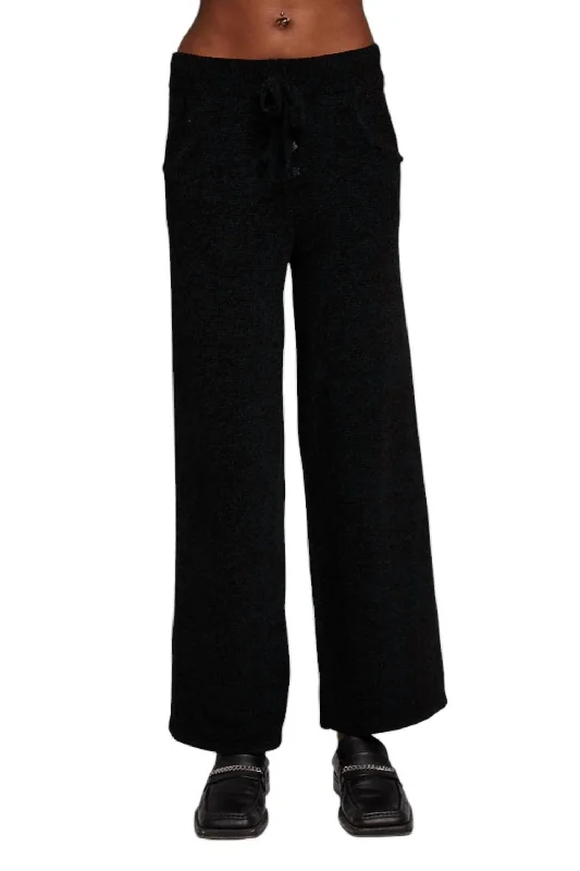 Layered Comfort Chestnut Joggers In Licorce