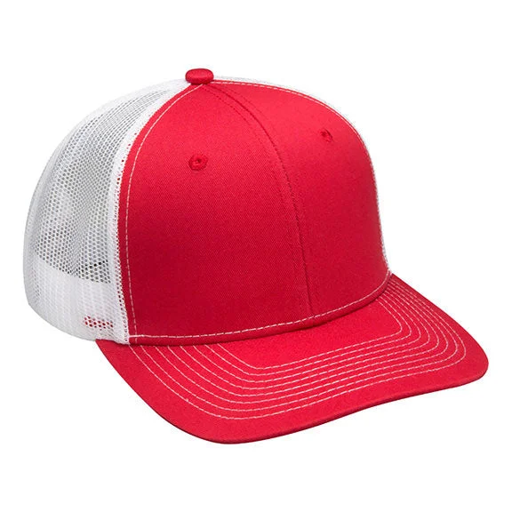 Personalized Wear PV112 - Adams Adult Eclipse Cap | Red/White