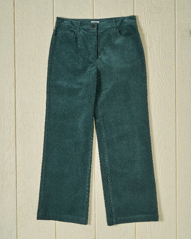 End Of The Year Women's Five Pocket Pant in Pine Corduroy