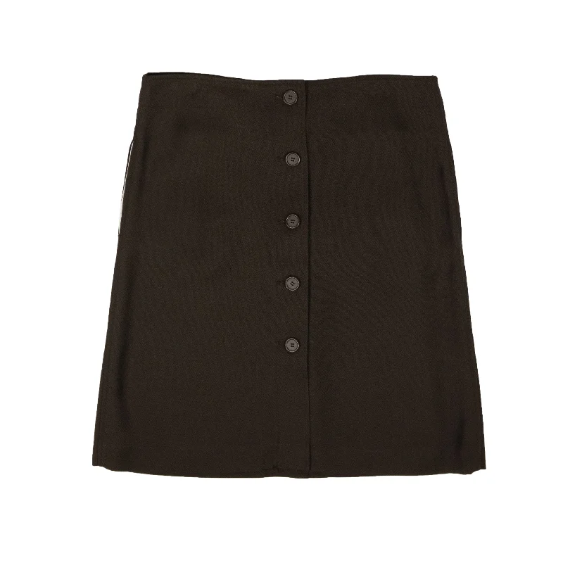 Lazy Home BTV-XBTM-0053/44 571964VA6F0_8812 Chocolate Bottega Veneta Button Down Skirt