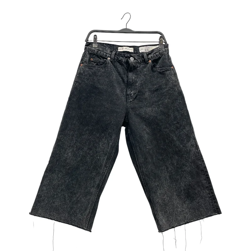 Windbreaker fashion OUR LEGACY/Cropped Pants/XS/Denim/BLK/Chain Twill Capri