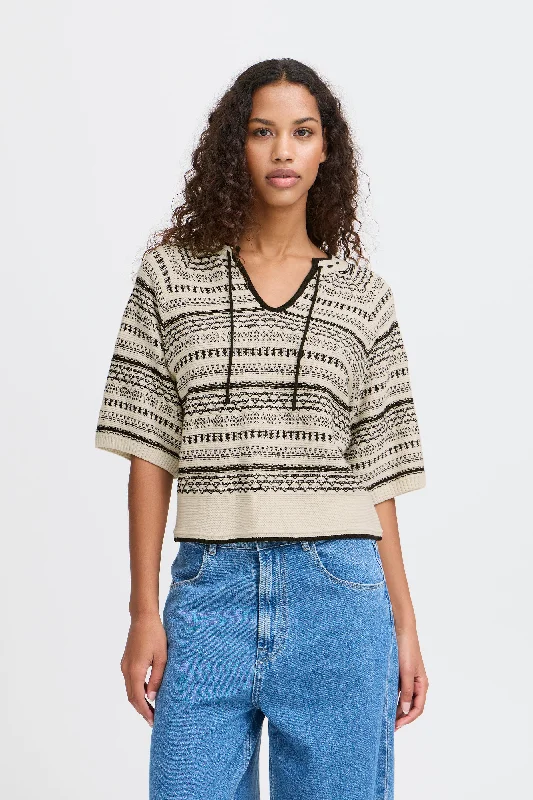 Trendy Casuals Ichi Channy Half Sleeve Sweater