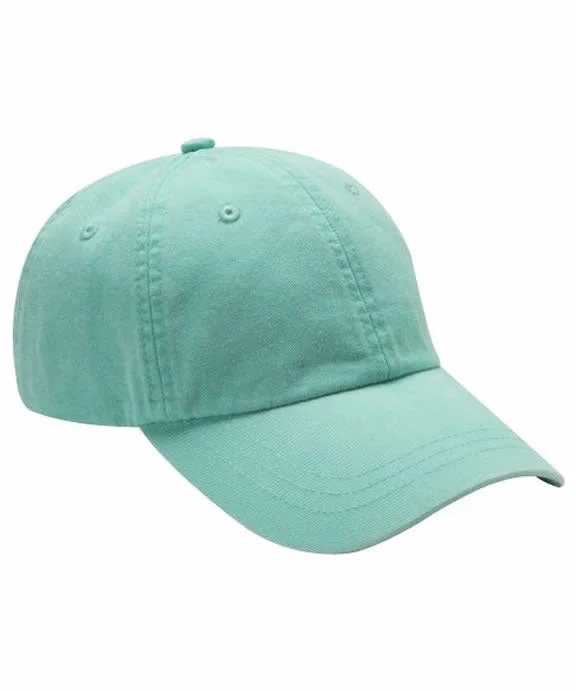 Simple Solid Color LO101 - Adams Ladies Optimum Pigment-Dyed Cap | Seafoam