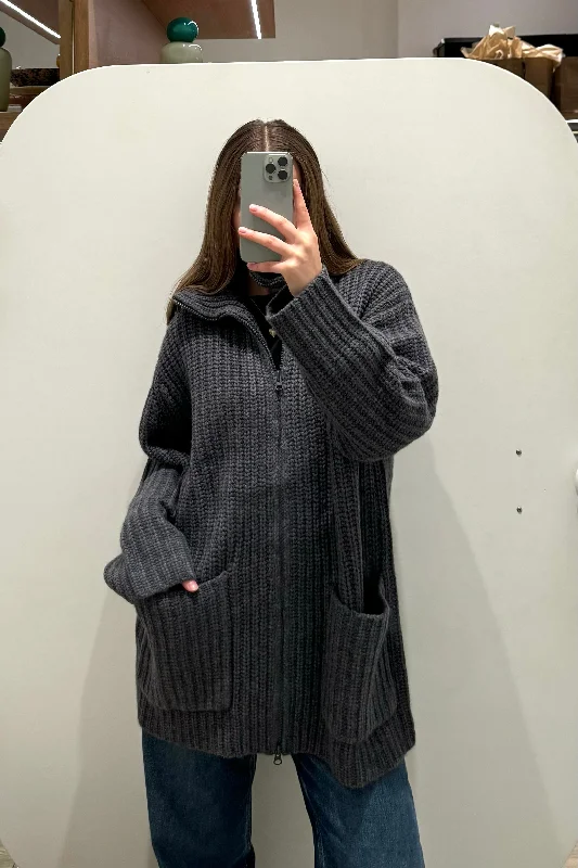 Relaxed Style MAJKEN ZIP CARDIGAN