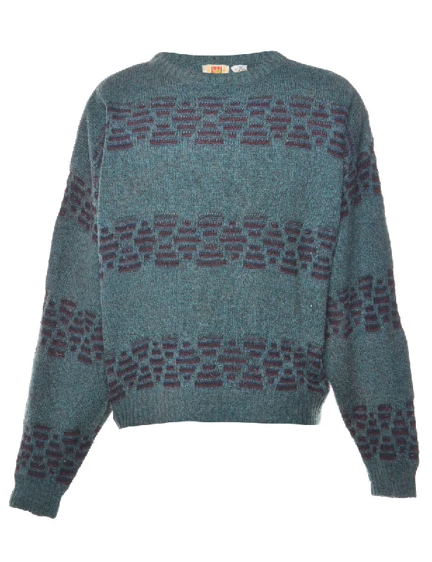 Breathable Comfort Dark Green Jumper - M
