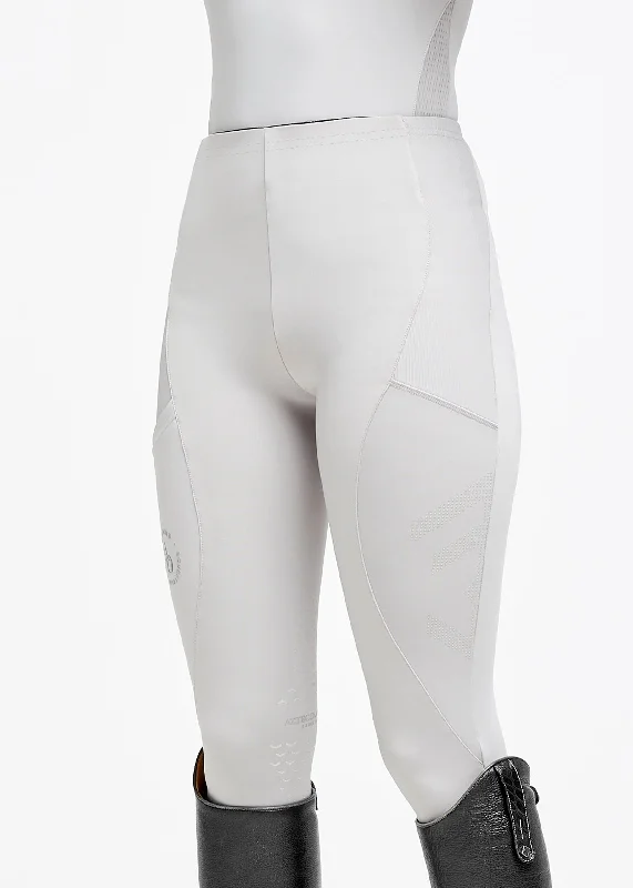 Loose Fit Grey Full Seat Icon Riding Leggings