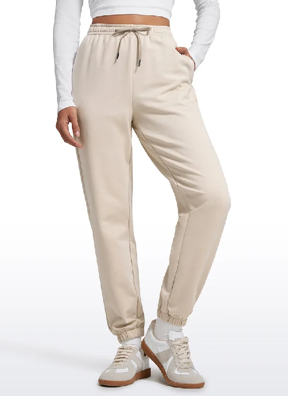 Urban Sense Cotton Fleece Sweatpants Pockets Joggers 28"