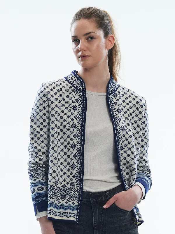 Street Sports Style Dale of Norway - Solfrid Women's Jacket - Navy