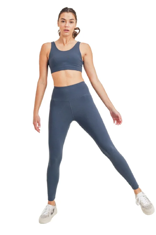 Comfort Fit Mono B Bronze - TACTEL-Lycra High-Impact Leggings APH-A034