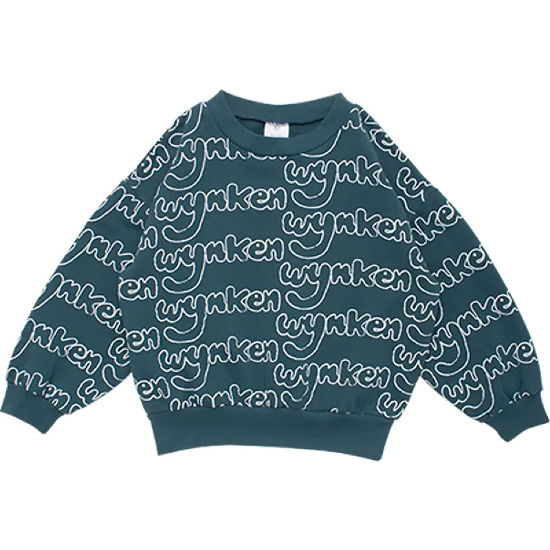 Sports Jumpsuit Everywhere Sweat in Alpine Green by Wynken - Last One In Stock - 12 Years