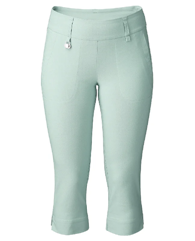 Round neck design DAILY SPORTS Magic Capris 270 Foam Green