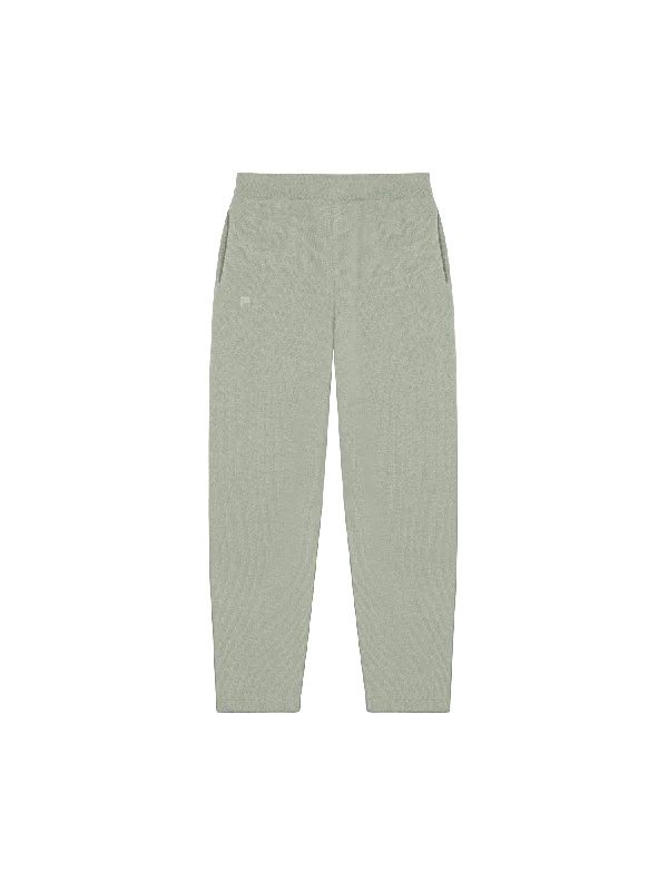 Sports Cool Women's DNA Recycled Cashmere Tapered Track Pants—moss green