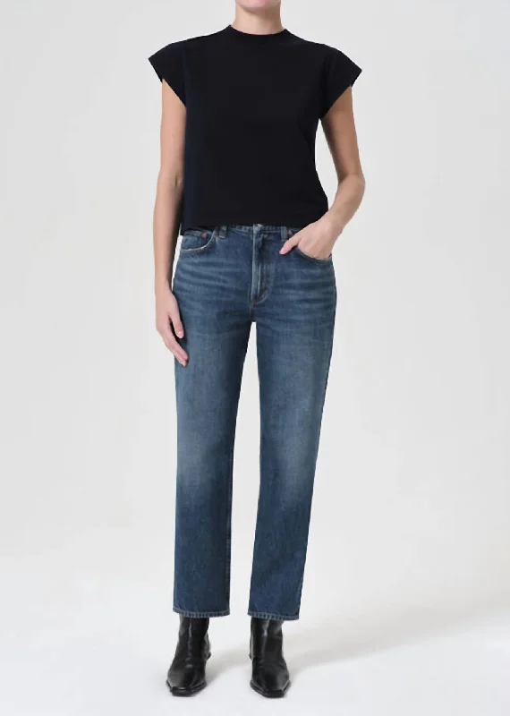Age-reducing Style Valen Straight Leg Jean In Essense