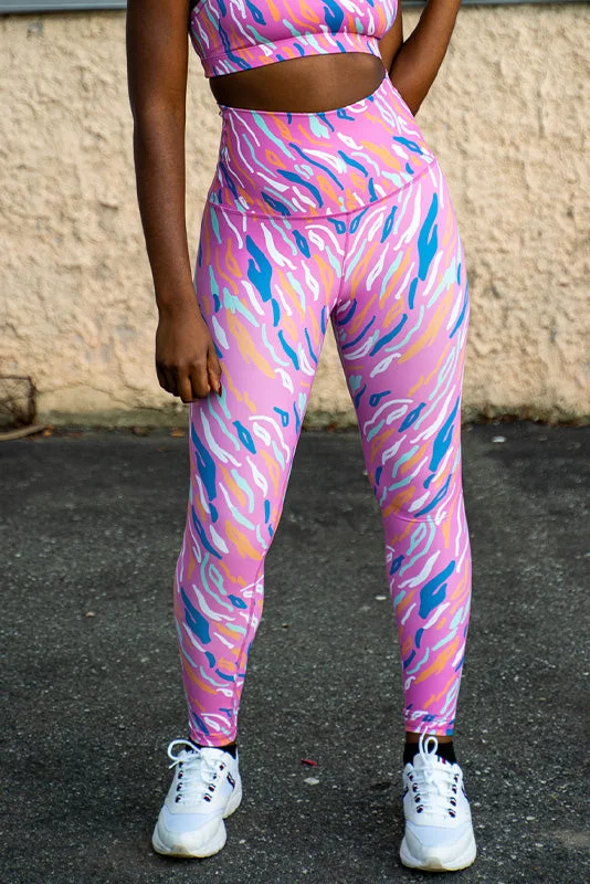 Innovative Design Eye Of The Tiger Ultra High Rise ABL Leggings - FINAL SALE