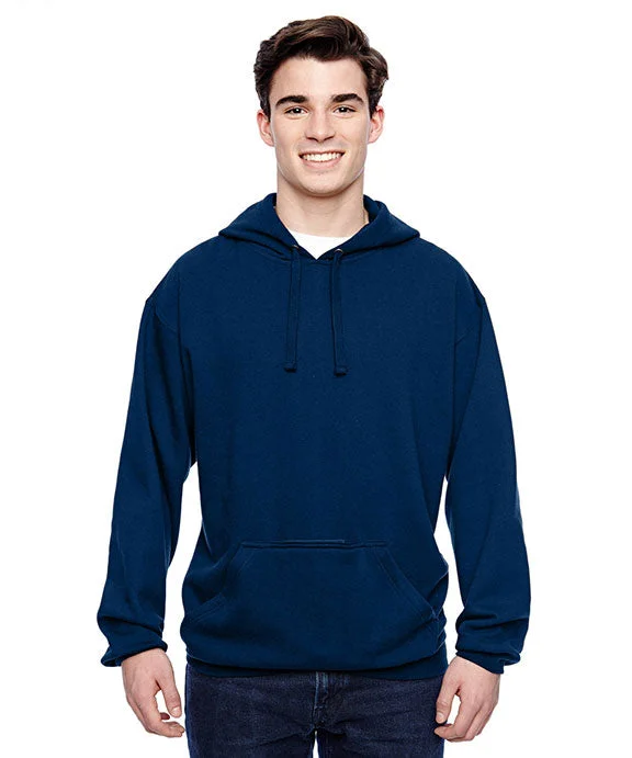 Chic Lounge JA8815 - J America Adult Tailgate Fleece Pullover Hooded Sweatshirt | Navy
