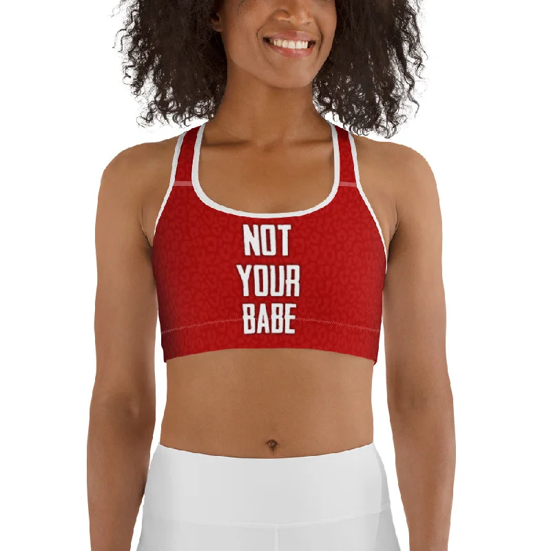 Classic Not Your Babe Sports Bra