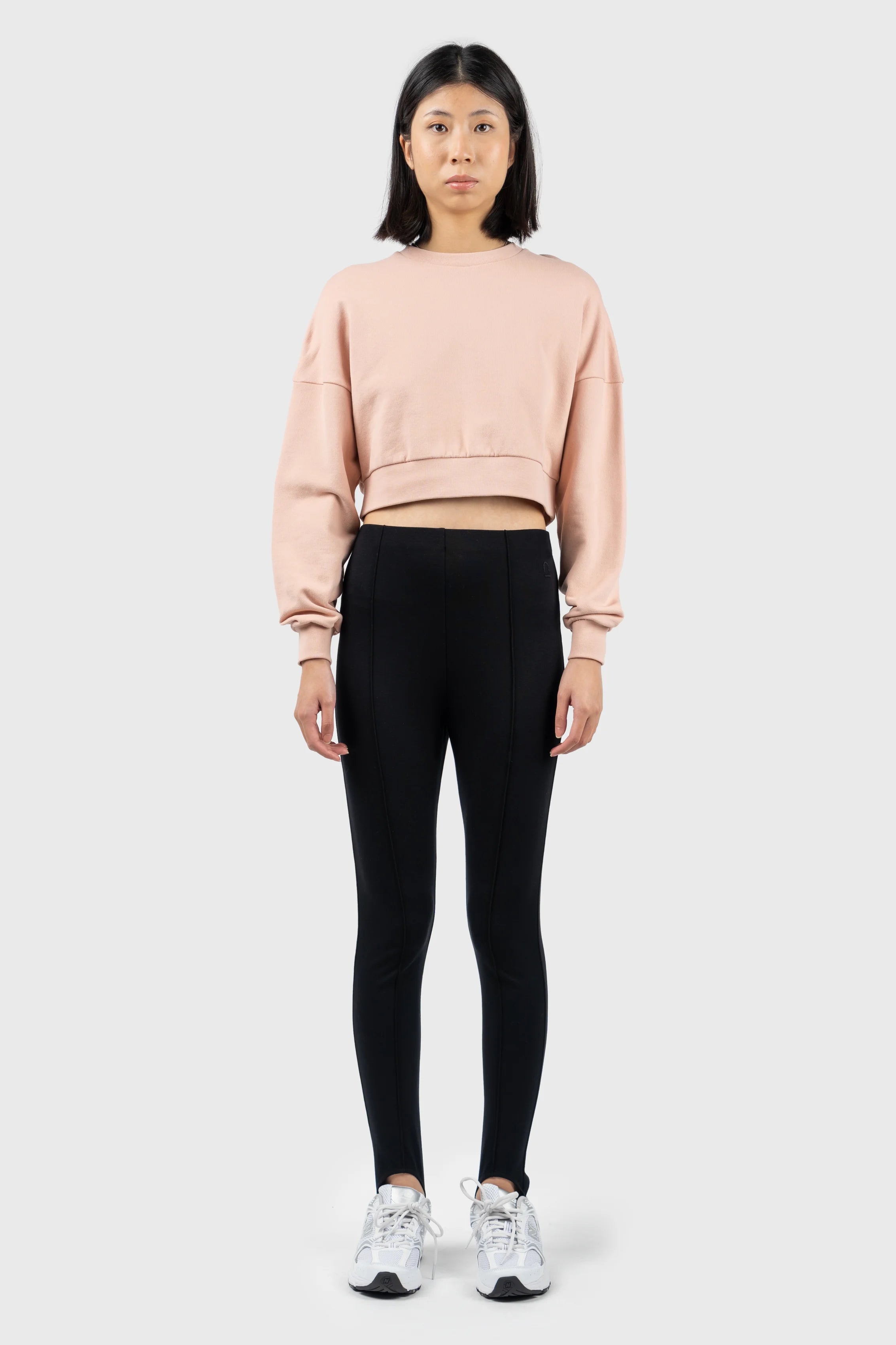 Fashionable And Versatile Dropped shoulder Crew Neck Sweatshirt