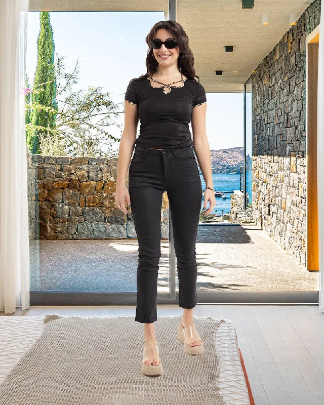 Celebrity Style Ladies High Waist Mom Fit Jeans