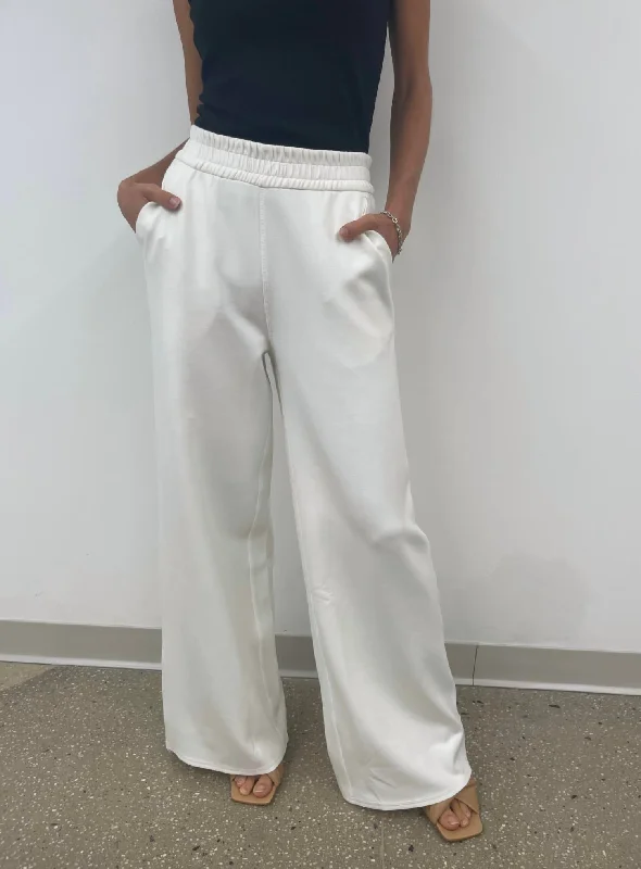 High-quality Fabrics Corbin Pant In Spa White