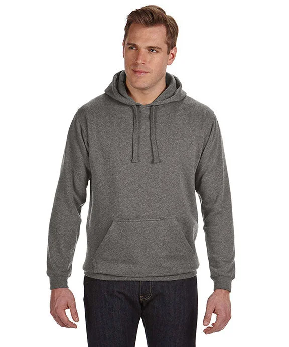 Luxe Comfort JA8815 - J America Adult Tailgate Fleece Pullover Hooded Sweatshirt | Charcoal Heather