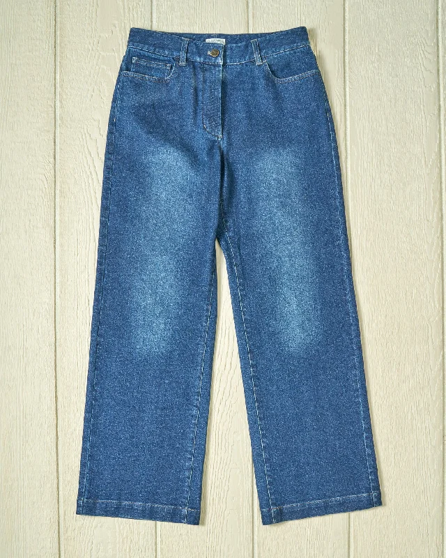 Personalized Clothing Women's Five Pocket Jean in Dark Wash Denim