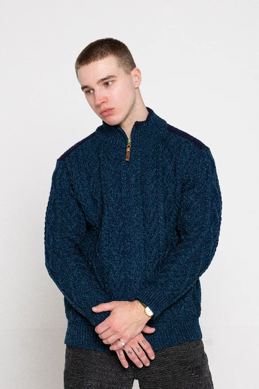 Youthful Style Aran - Men's Boyne Sweater - Sherwood