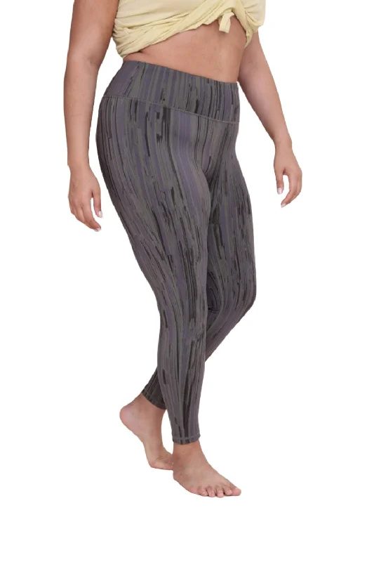 Easy Fashion Mono B APH-A1119P Midnight Stripe High-Waist Leggings