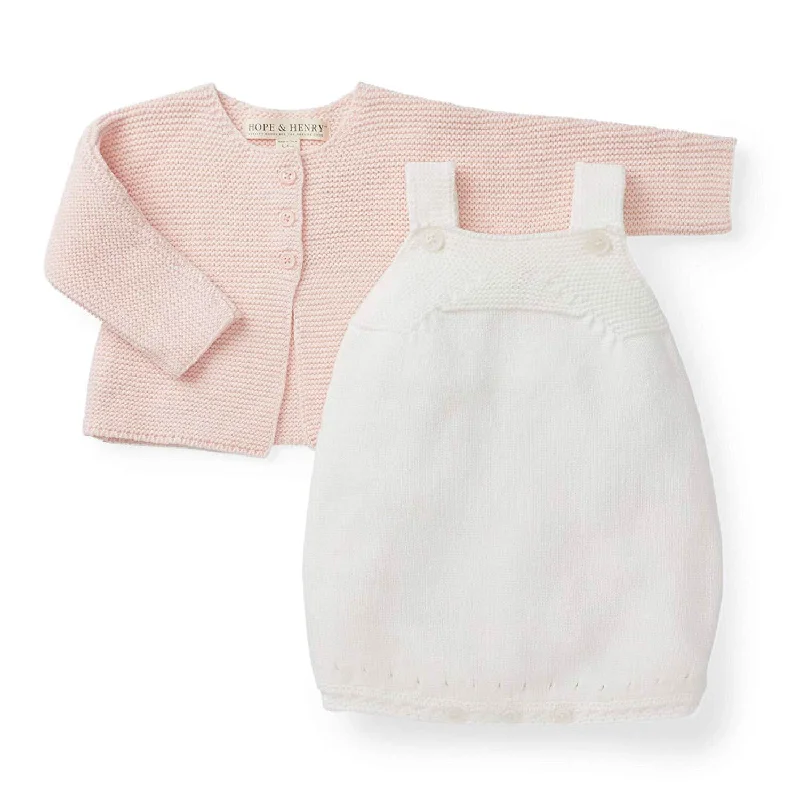 Sports And Leisure Romper and Cardigan Sweater Set