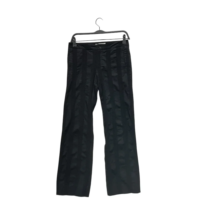 Fashion Must-have ISSEY MIYAKE/Bottoms/2/BLK/knitted striped trousers