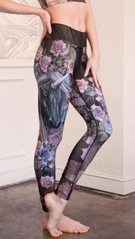 Spring Fashion Dark Unicorn - Full Length Triathlon Leggings