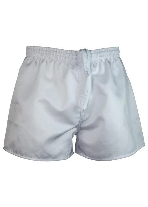 Fashion And Simplicity Kids Rugby Shorts - White