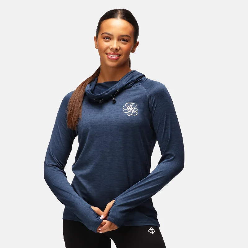 Sports Jacket TKB Navy Cowl Neck Hoodie