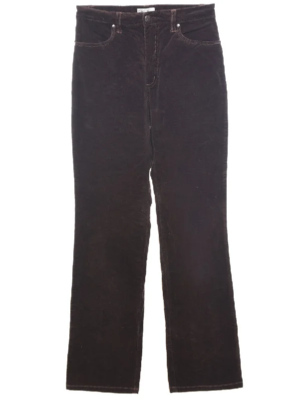 Spiritual Vitality Corduroy Fabric Trousers - W28 L31