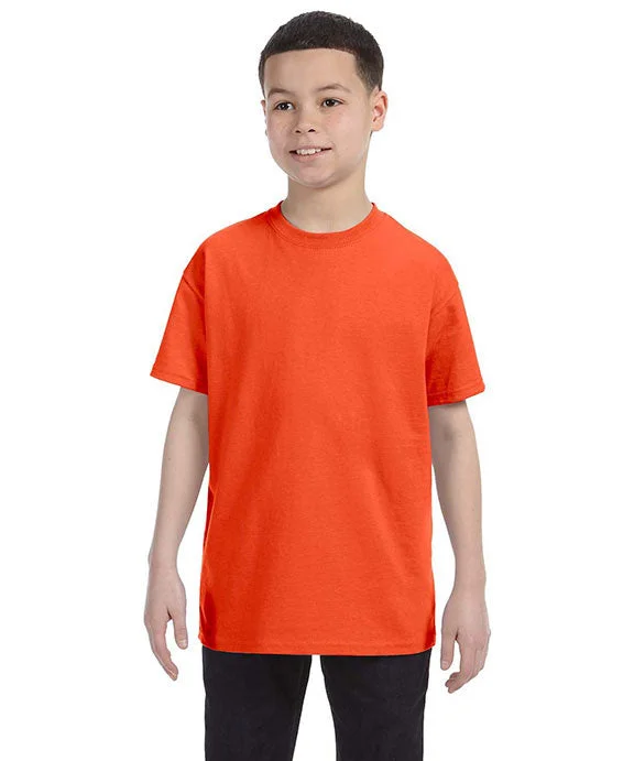Sports fitness shoes 29B - Jerzees Youth 5.6 oz. DRI-POWER® ACTIVE T-Shirt | Burnt Orange