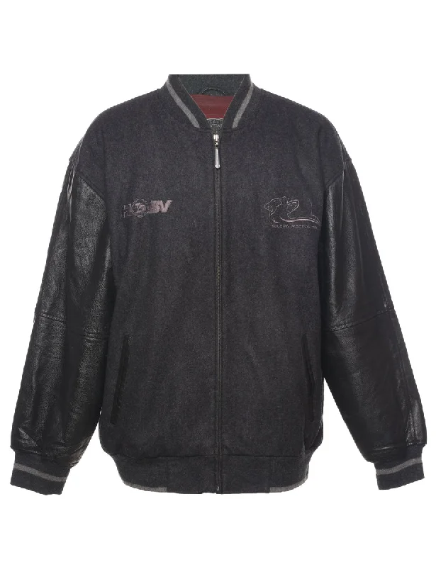Soft Comfort Dark Grey Bomber Jacket - XL