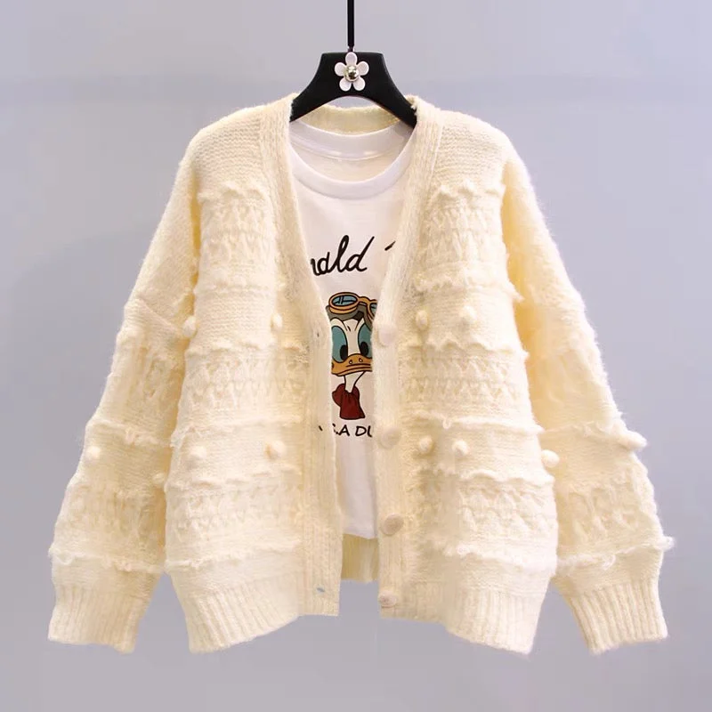 Classic Style Cute cardigan long sleeve sweater  016