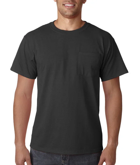 Casual And Versatile 29MP - Jerzees Adult 5.6 oz. DRI-POWER® ACTIVE Pocket T-Shirt | Black