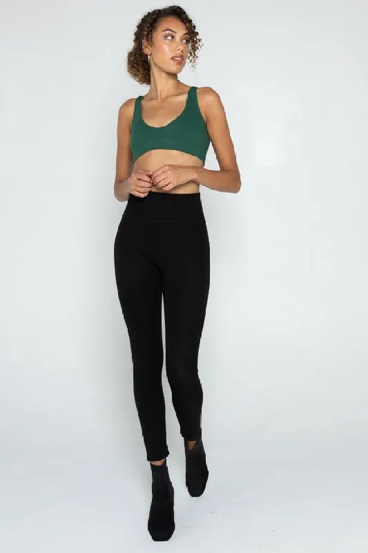 Fashion Expert 🇨🇦 C'est Moi Viscose Sherpa Lined Leggings (Black)