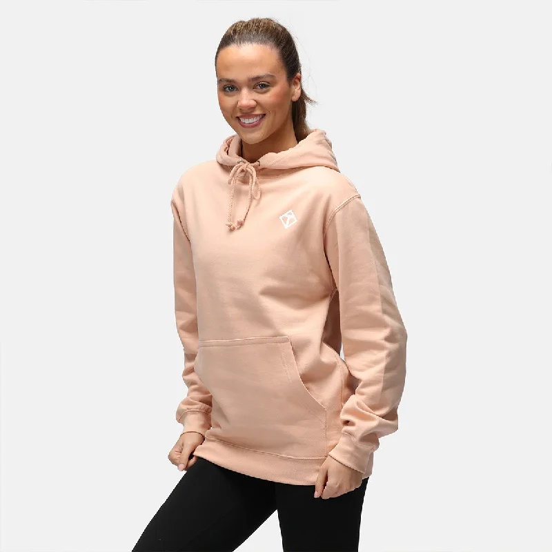 Cozy Fit Peach Diamond Hoodie