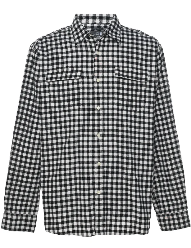 Outdoor Trend Corduroy Checked Shirt - L