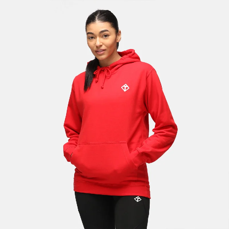 Lounge Wear Red Diamond Hoodie