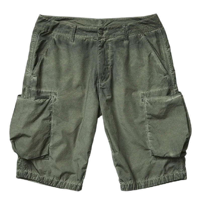 Fresh And Fashionable Overdyed Bdu Shorts Green
