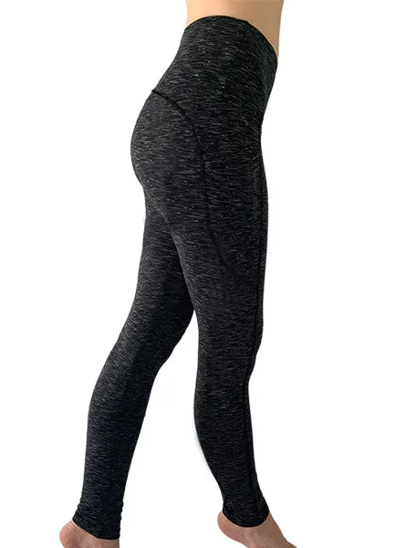 Cozy Fit Wear Tri-Heather Pocketed Legging (No inseam)