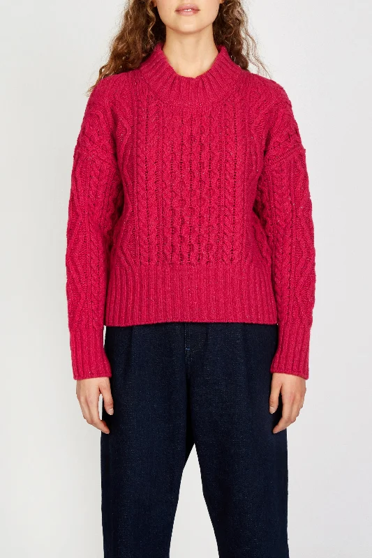 Literary Style Irish - Liberty Diamond Crew Neck - Bramble