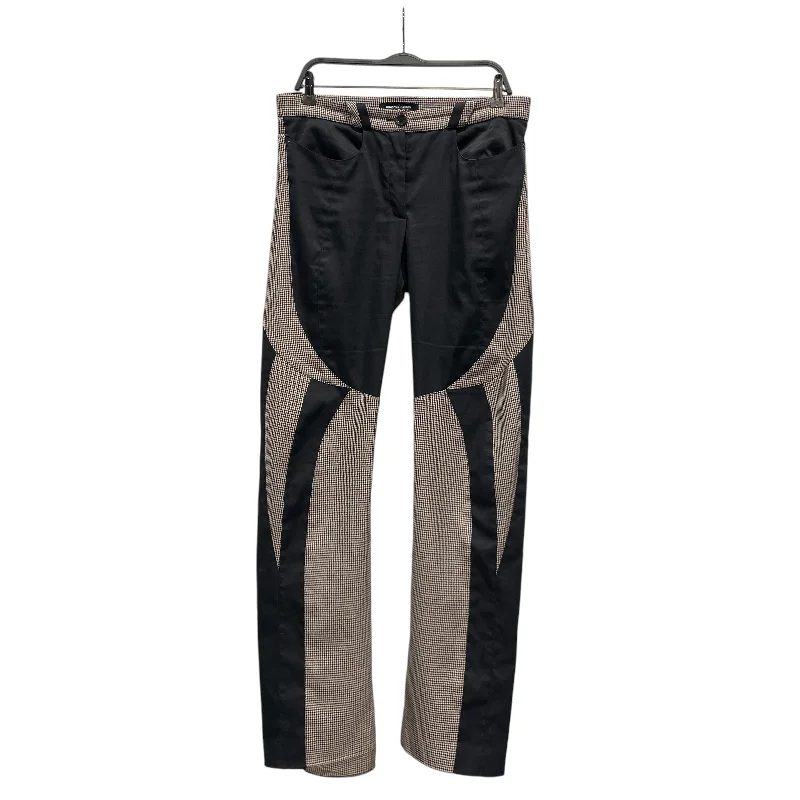 Classic Retro Kiko Kostadinov/Bottoms/40/Graphic/Cotton/BLK/Contrast Panel Trousers